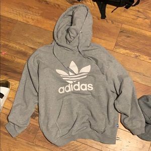 Gray Adidas hoodie